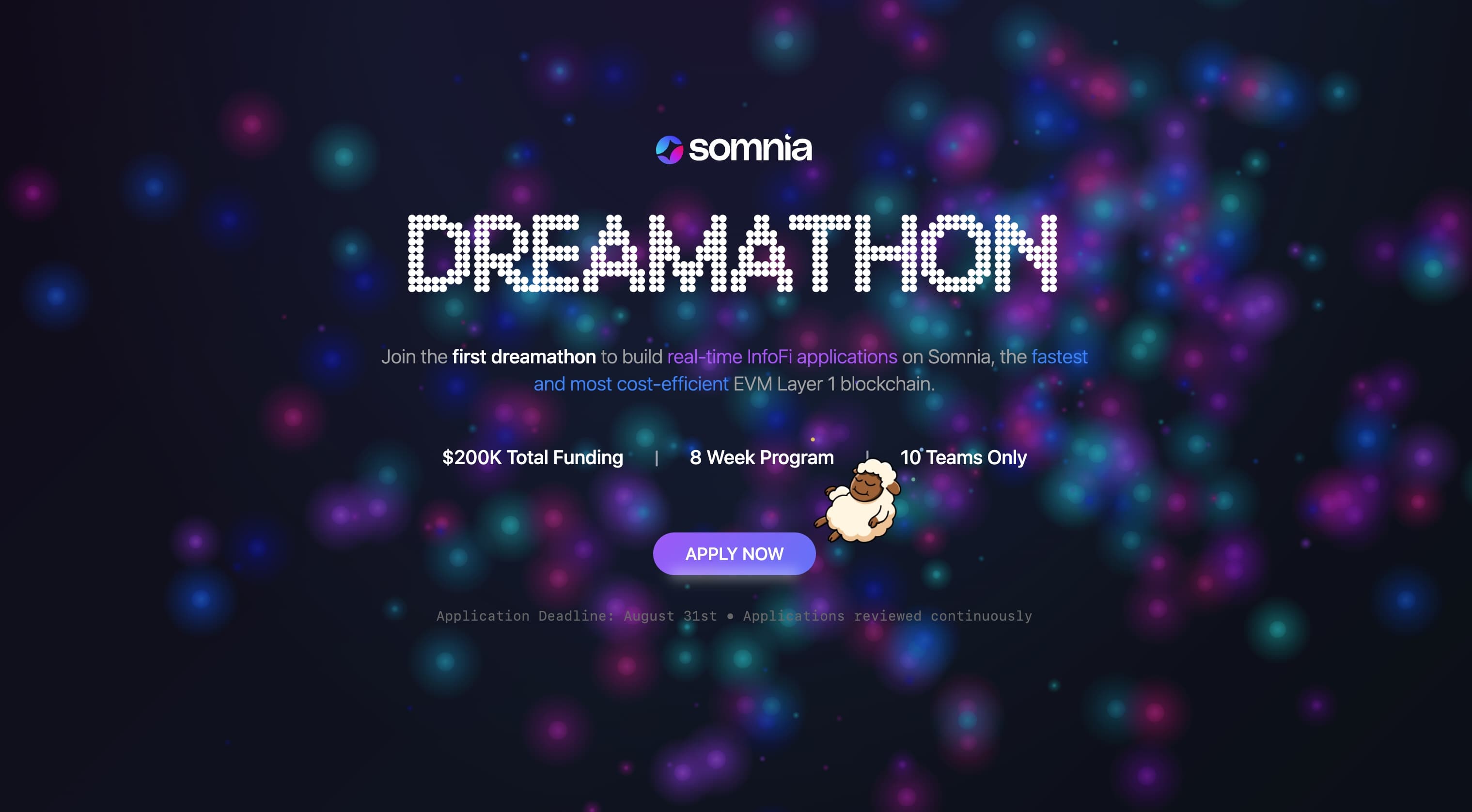 Somnia Dreamathon banner