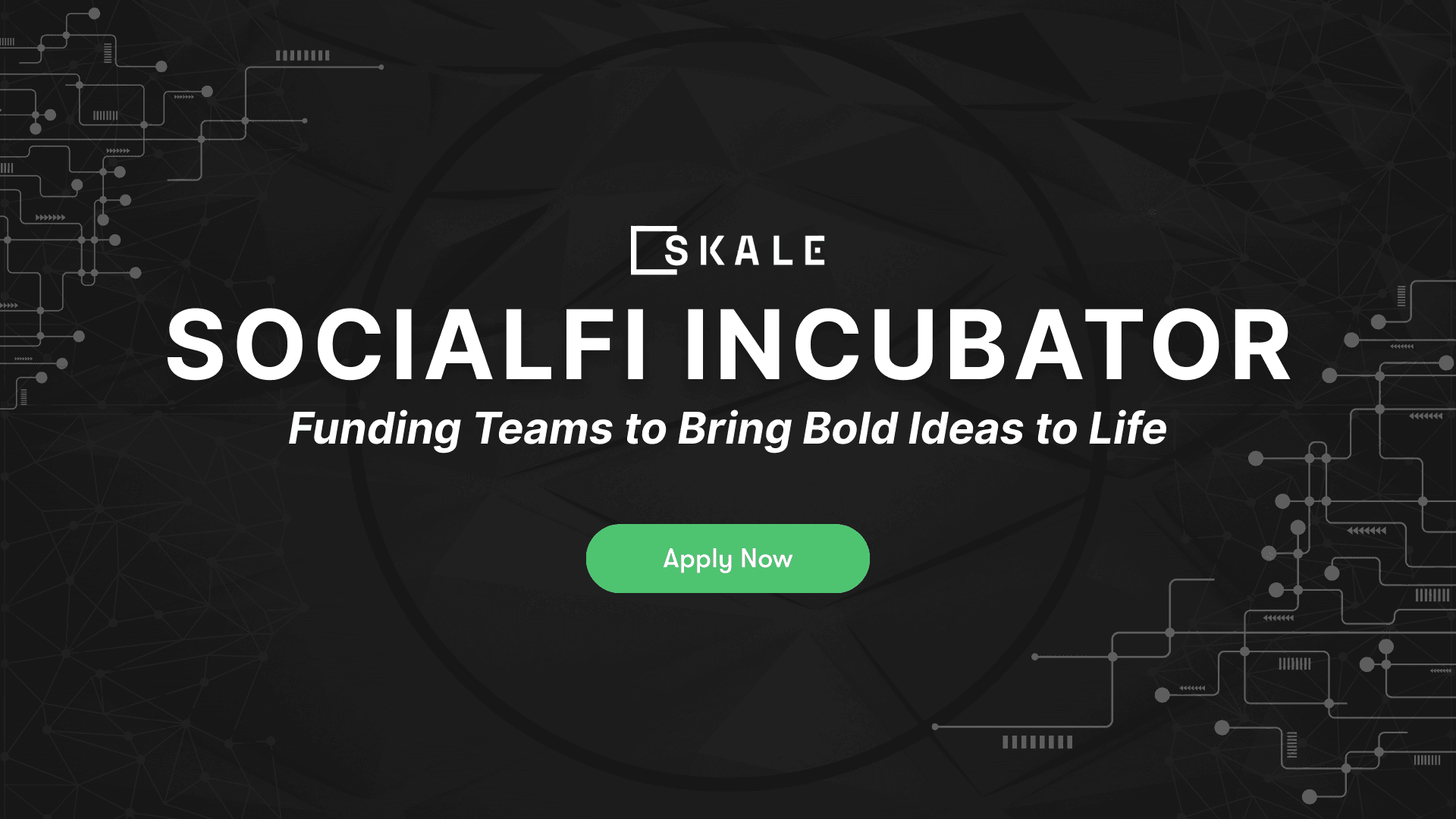 SKALE SocialFi Incubator banner