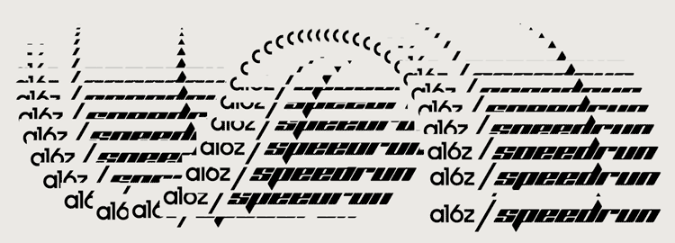 a16z Speedrun (SR006) banner