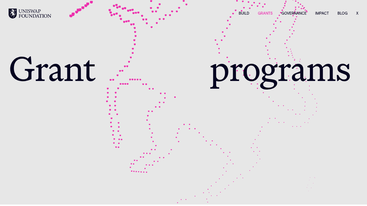 Uniswap Foundation Grants Program banner