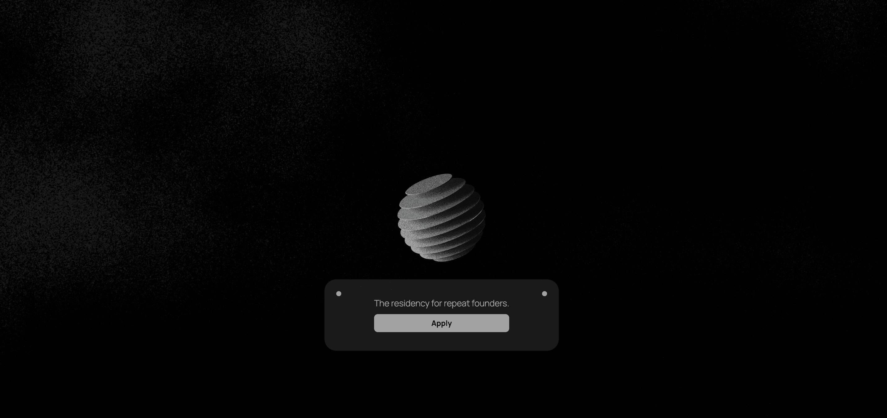 HF0 Residency banner